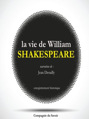 cover image of La vie de Shakespeare par Jean Desailly